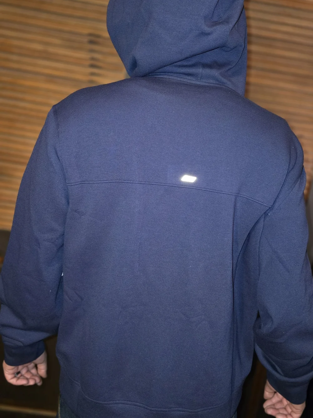 🆕️Navy Zip-Up Hoodie with Hood - Picture 3 of 3